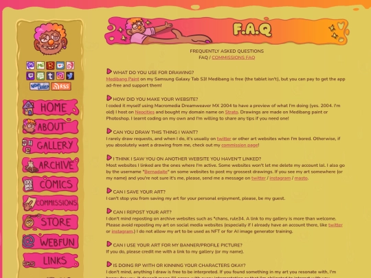 faq screenshot