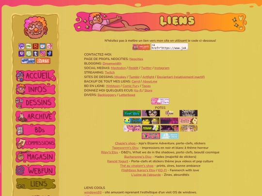 liens screenshot