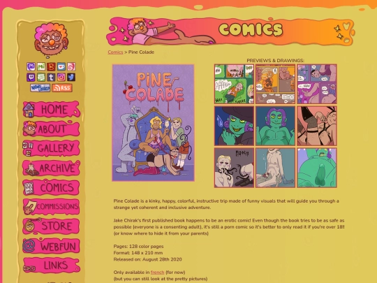 pinecolade screenshot