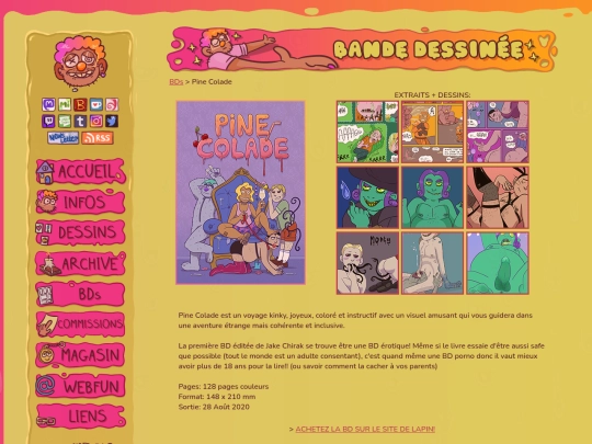pinecoladefr screenshot