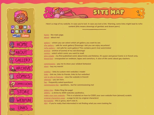 sitemap screenshot