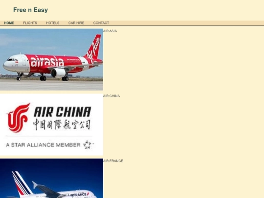 flights screenshot