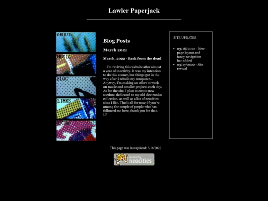 blog screenshot