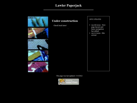 links screenshot