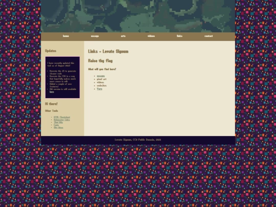 links screenshot