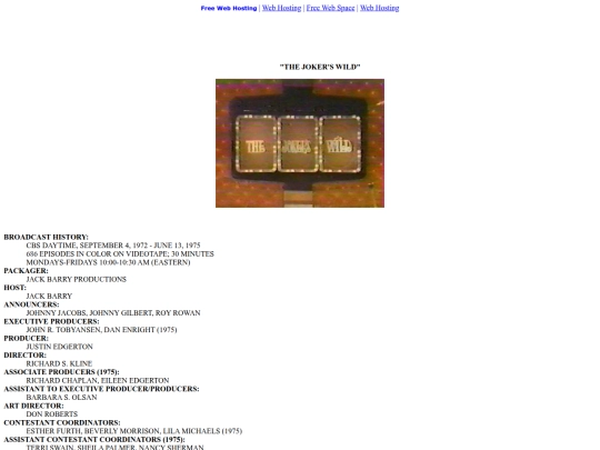 CBS_Joker_Vital_Stats_And_Credits screenshot