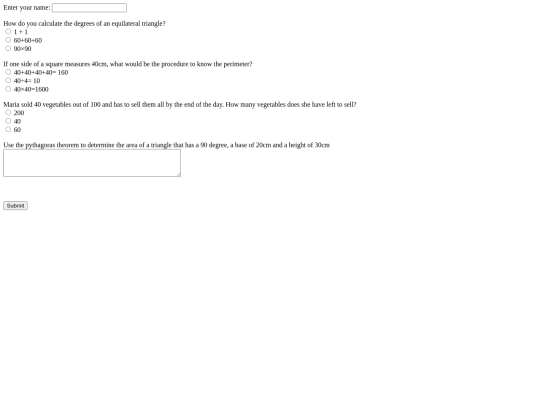 form screenshot
