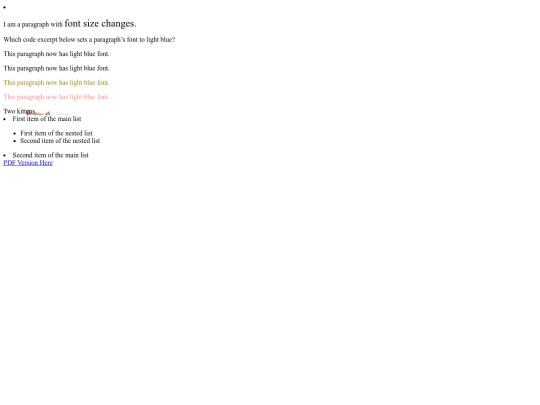 test screenshot