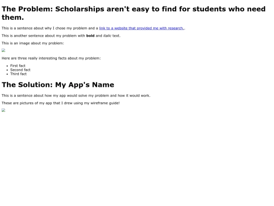 scholarship screenshot