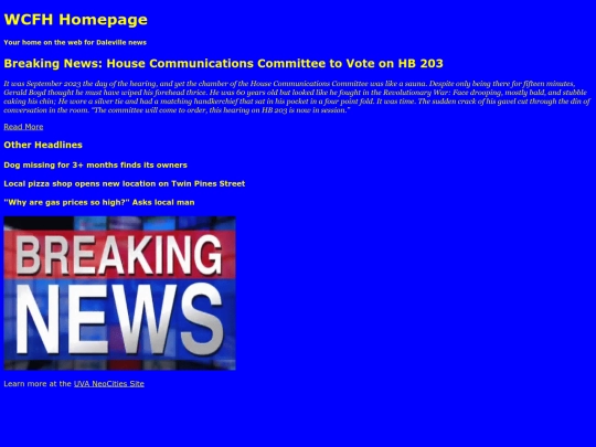 newssite screenshot