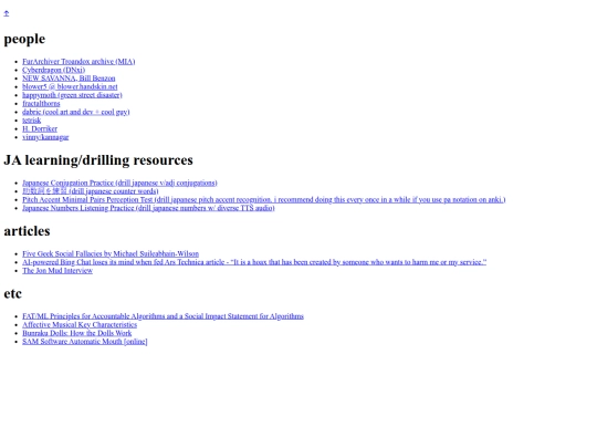 stuff/pages/websites screenshot