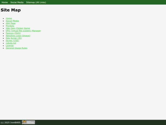 sitemap screenshot