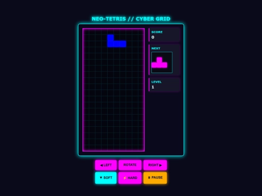 games/Tetris Paul v4 sound added screenshot
