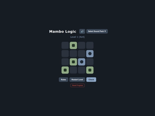 games/mambo_logic_separate_buttons screenshot