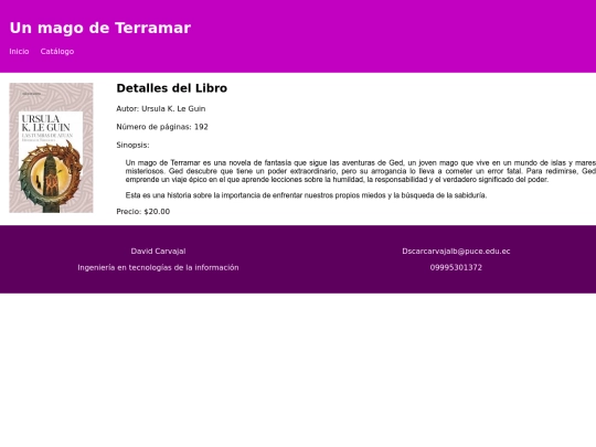 Un mago de Terramar screenshot