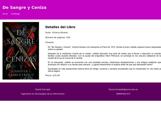 mundo-literario/De sangre y ceniza screenshot