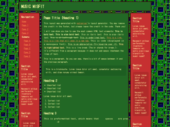 index screenshot