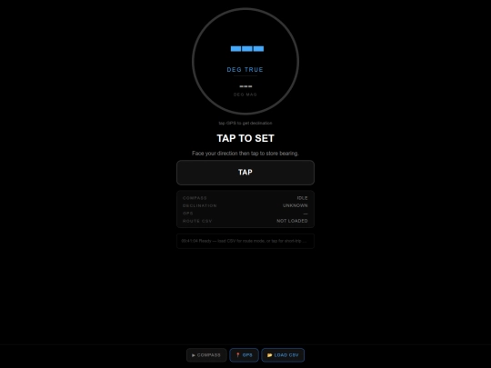 extended web apps online/RETURN MAGNETIC COMPASS V5_4 screenshot