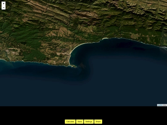 extended web apps online/maplineazimuths screenshot