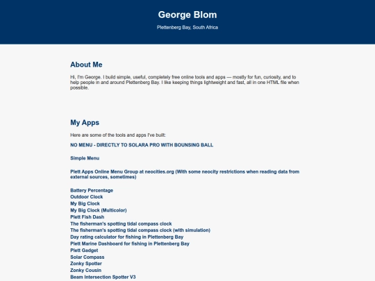 index_georgeblom screenshot