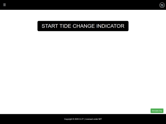 web apps/plettfishdash/tidal compass clock b&w with simulation at cloudflare/app32 screenshot