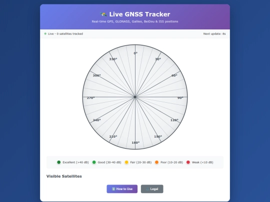 web apps/sattrack screenshot