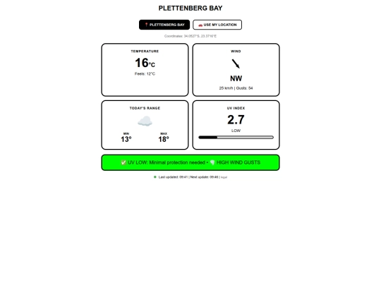 web apps/weatheranywhere1 screenshot