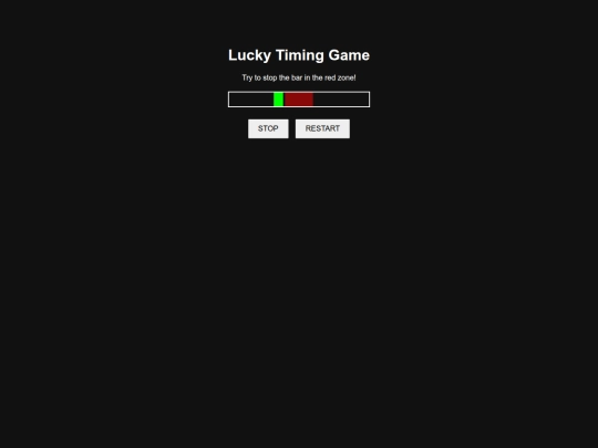 timing screenshot