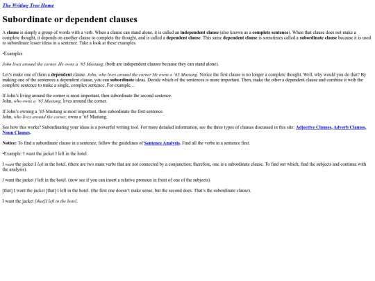 Subordinateordependent screenshot