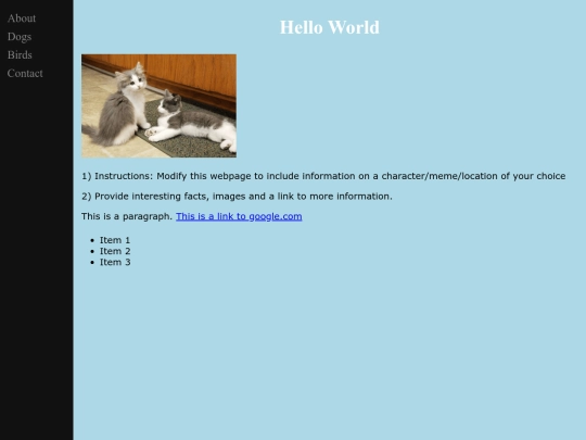index screenshot