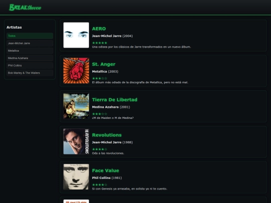 index screenshot