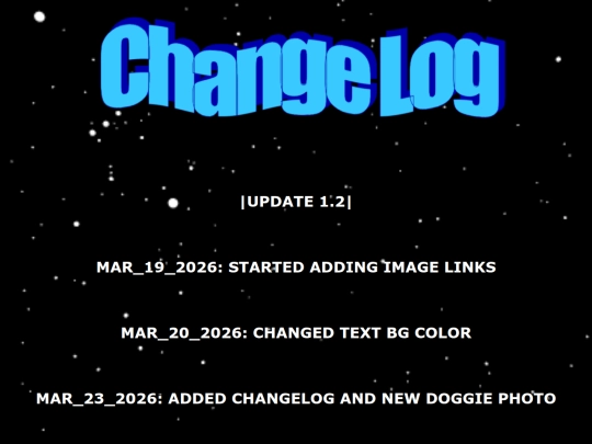 changelog screenshot