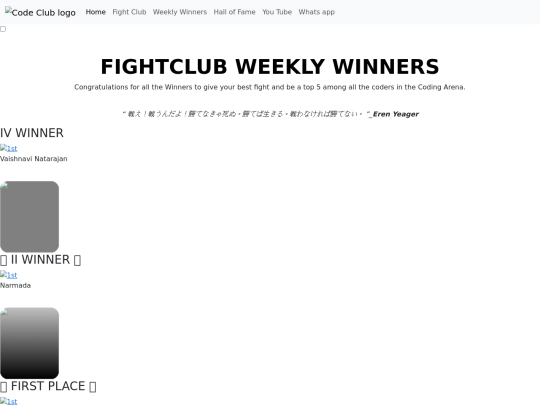 Images/WeeklyWinners screenshot