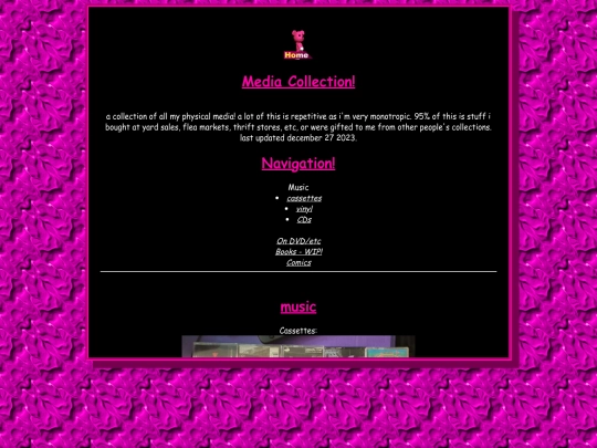 collections/media screenshot