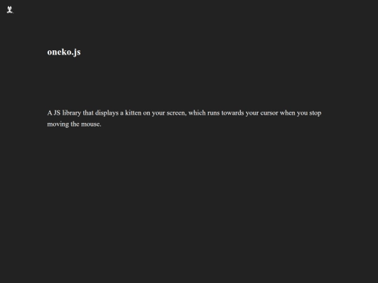 cat-follow-cursor-oneko/oneko screenshot
