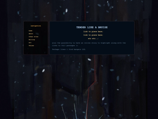 writing screenshot