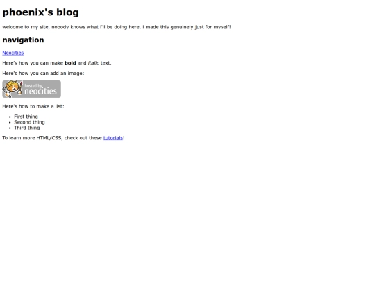 index screenshot