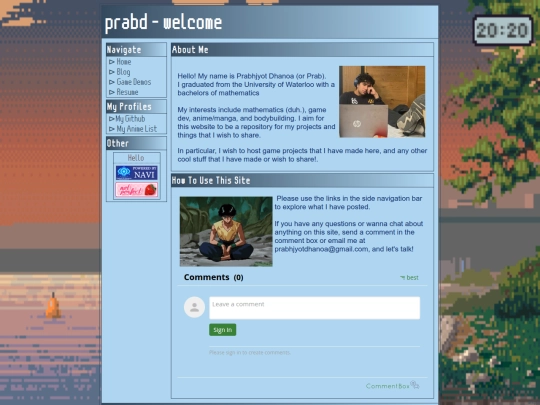 index screenshot