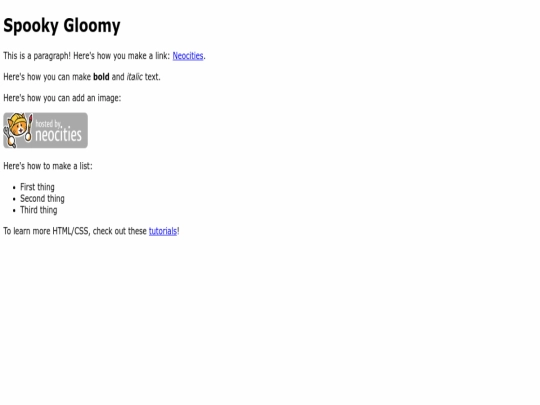 index screenshot