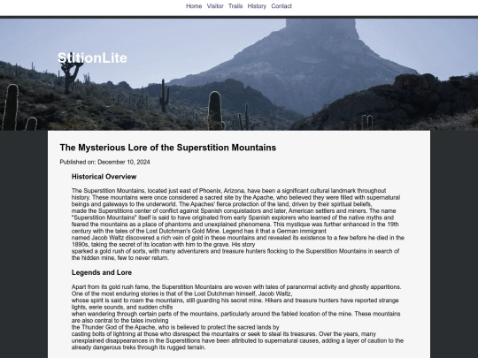 history screenshot
