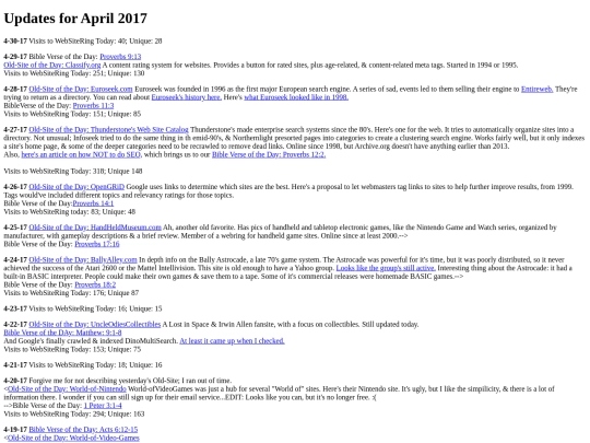 UpdatesApril2017 screenshot