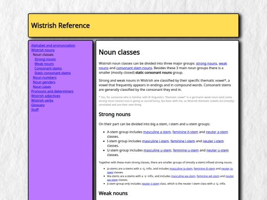 grammar/nouns/classes screenshot