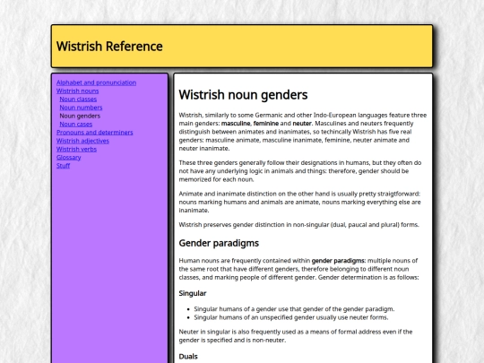 grammar/nouns/genders screenshot