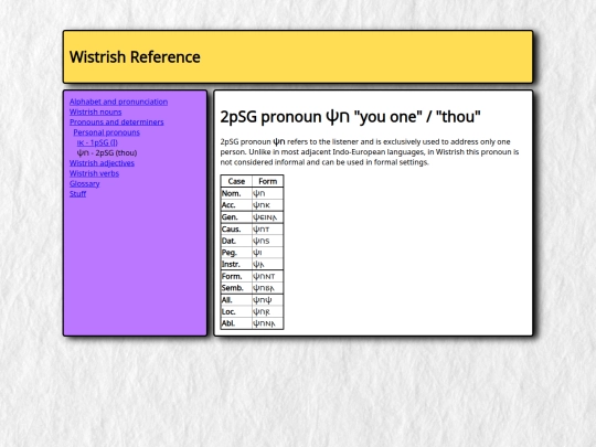 grammar/pronouns_determiners/personal/2pSG screenshot