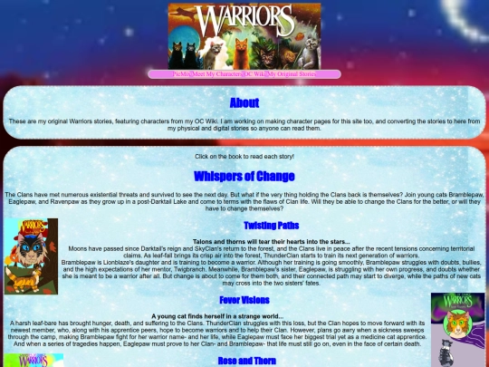 warriors/stories screenshot