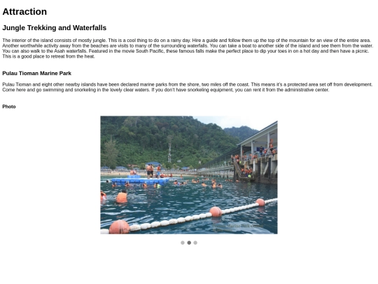 IAassignment/tiAttraction screenshot