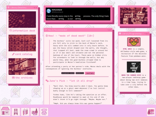 library screenshot