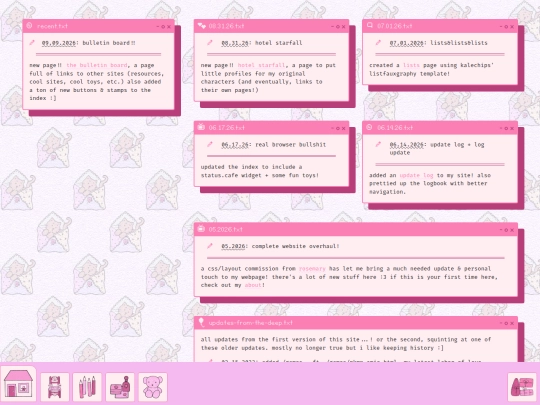 updates screenshot