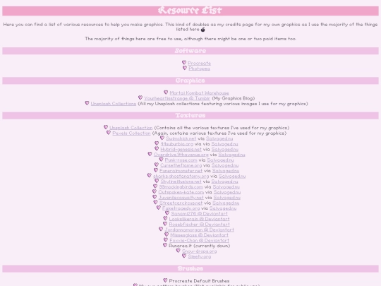 Resources/list screenshot