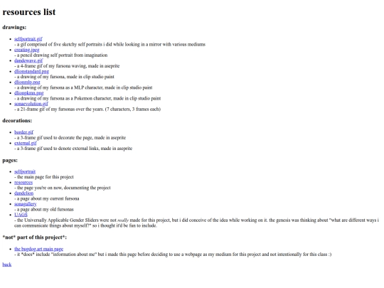 selfportrait/resources screenshot